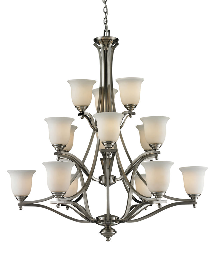 Z-Lite Lagoon 704-15-BN Chandelier Light - Brushed Nickel