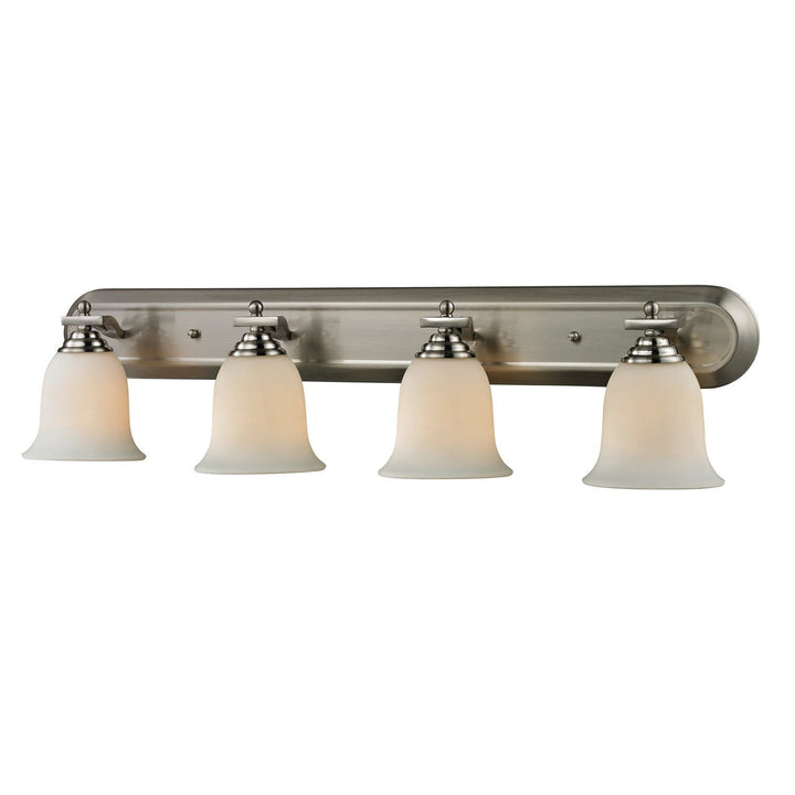 Z-Lite Lagoon 704-4V-BN Bath Vanity Light 36 in. wide - Brushed Nickel