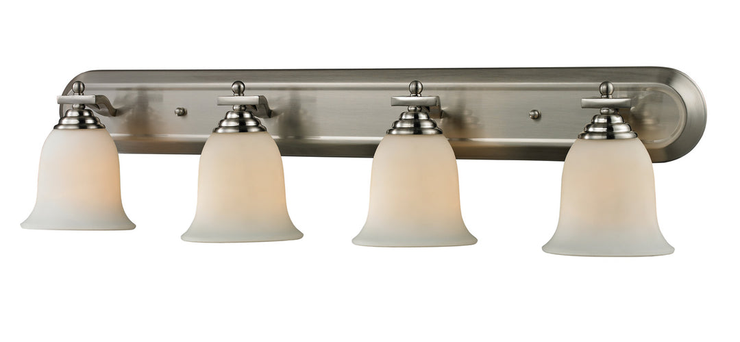 Z-Lite Lagoon 704-4V-BN Bath Vanity Light 36 in. wide - Brushed Nickel