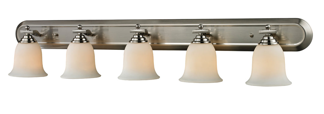 Z-Lite Lagoon 704-5V-BN Bath Vanity Light 48 in. wide - Brushed Nickel