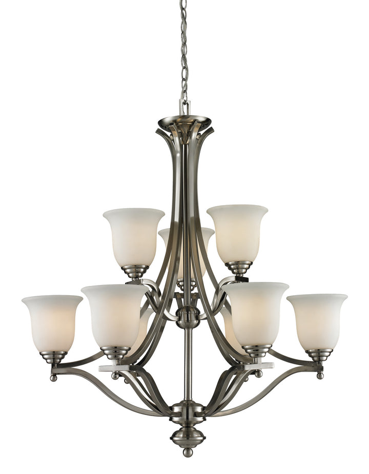 Z-Lite Lagoon 704-9-BN Chandelier Light - Brushed Nickel