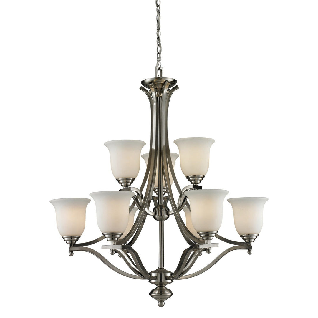 Z-Lite Lagoon 704-9-BN Chandelier Light - Brushed Nickel