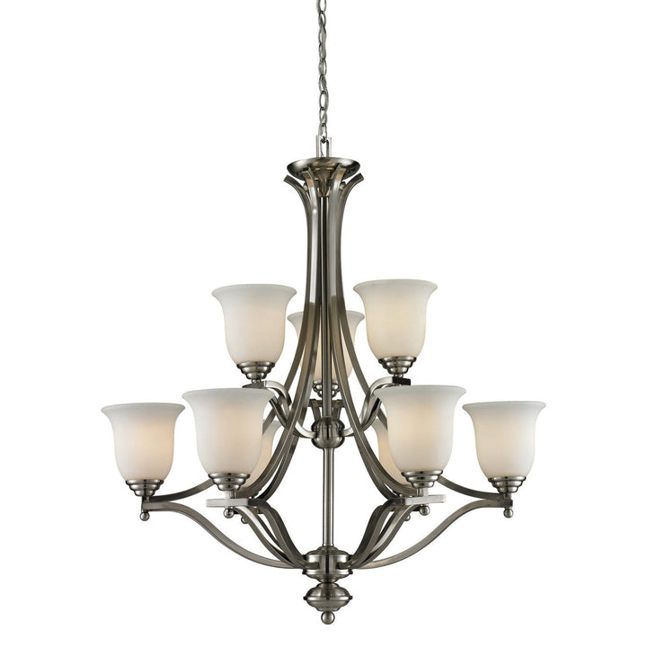 Z-Lite Lagoon 704-9-BN Chandelier Light - Brushed Nickel