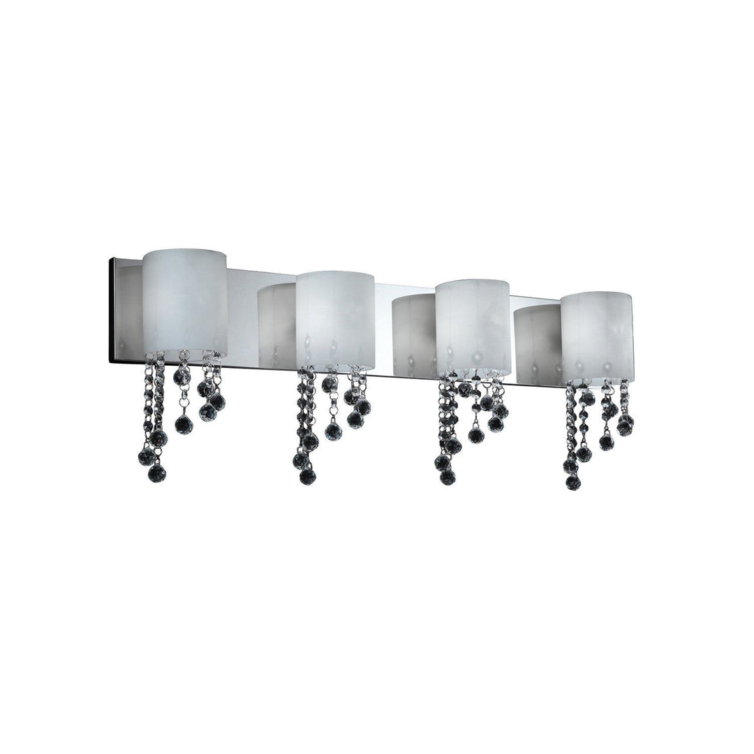 Z-Lite Jewel 871CH-4V Bath Vanity Light 31 in. wide - Chrome