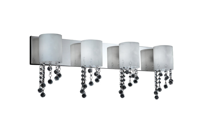 Z-Lite Jewel 871CH-4V Bath Vanity Light 31 in. wide - Chrome