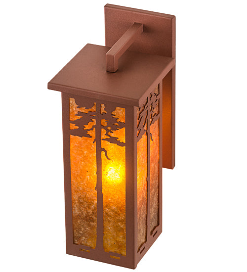 Meyda Tiffany Lighting 50762 Tamarack One Light Wall Sconce Outdoor Bronze / Dark