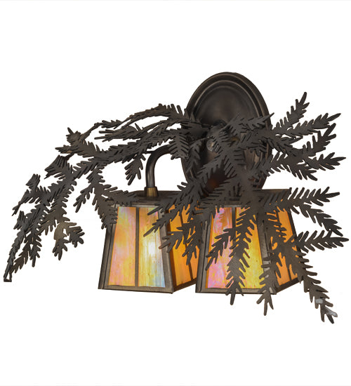 Meyda Tiffany Pine Branch 50763 Wall Light - Antique Copper