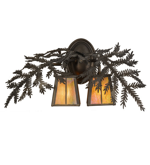 Meyda Tiffany Pine Branch 50763 Wall Light - Antique Copper