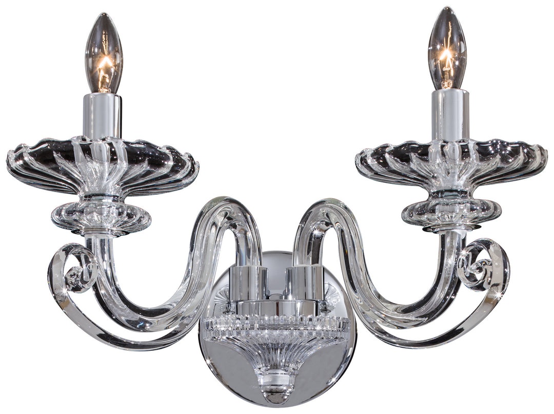 Metropolitan Metropolitan N9162 Wall Light - Chrome W/ Clear Glass