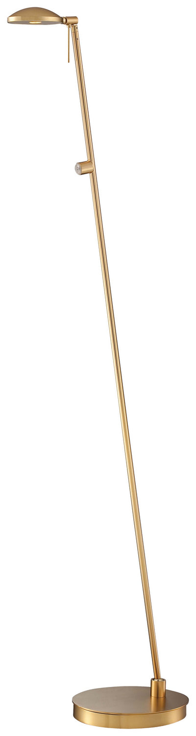 George Kovacs Lighting P4334-248 George's Reading Room Led Floor Lamp Lamp Gold, Champ, Gld Leaf