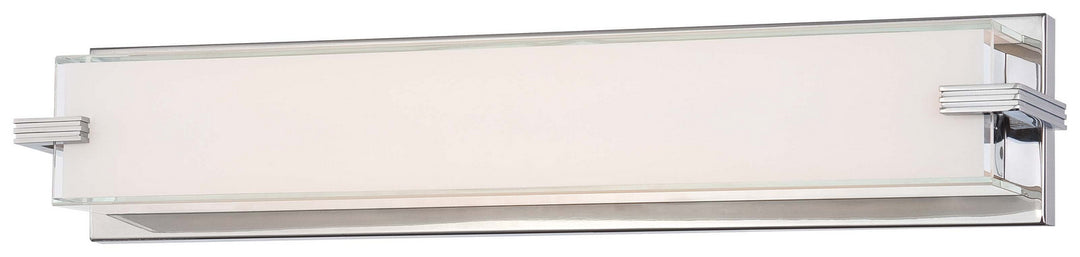 George Kovacs Cubism P5216-077-L Bath Vanity Light 24 in. wide - Chrome