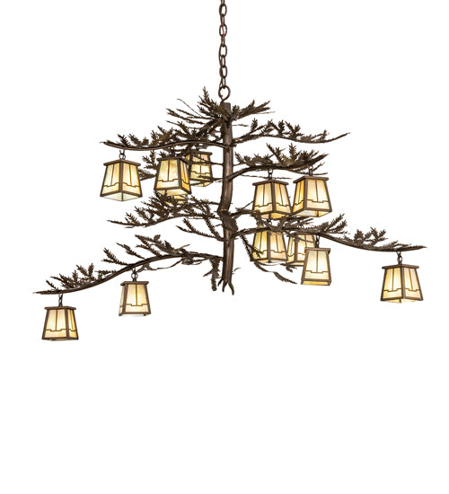 Meyda Tiffany Pine Branch 50914 Chandelier Light - Antique Copper