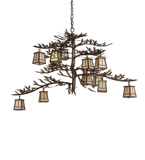 Meyda Tiffany Pine Branch 50914 Chandelier Light - Antique Copper