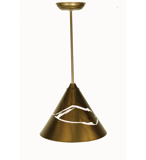 Meyda Tiffany Cone 50919 Pendant Light - Antique Copper