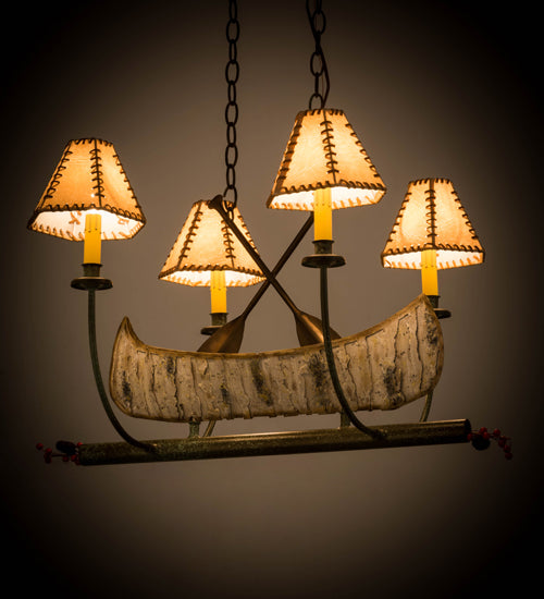 Meyda Tiffany Canoe 50944 Chandelier Light - Tarnished Copper