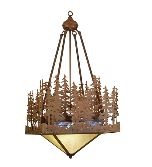 Meyda Tiffany Pine Lake 50953 Pendant Light - Rust