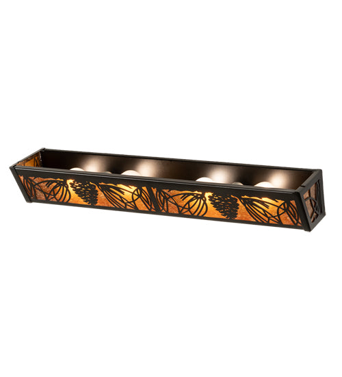 Meyda Tiffany Mountain Pine 51019 Bath Vanity Light 30 in. wide - Cafe-Noir