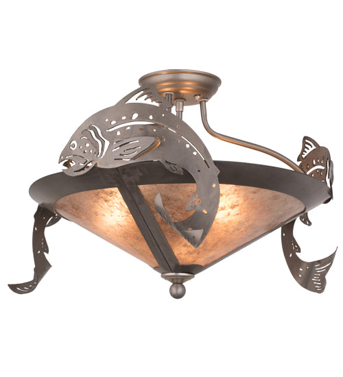 Meyda Tiffany Catch Of The Day 51074 Ceiling Light - Steel