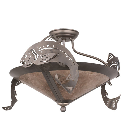 Meyda Tiffany Catch Of The Day 51074 Ceiling Light - Steel