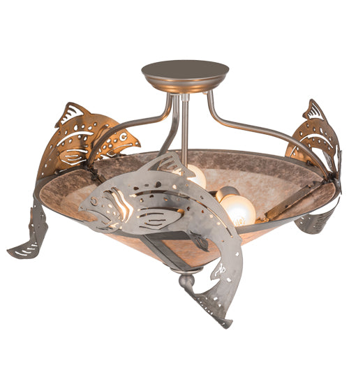 Meyda Tiffany Catch Of The Day 51074 Ceiling Light - Steel