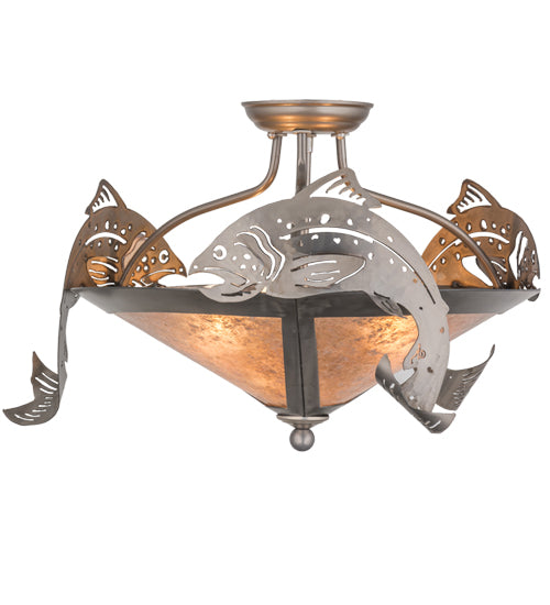 Meyda Tiffany Catch Of The Day 51074 Ceiling Light - Steel