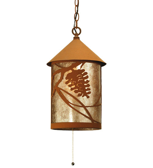 Meyda Tiffany Lighting 51075 Whispering Pines One Light Mini Pendant Outdoor Bronze / Dark