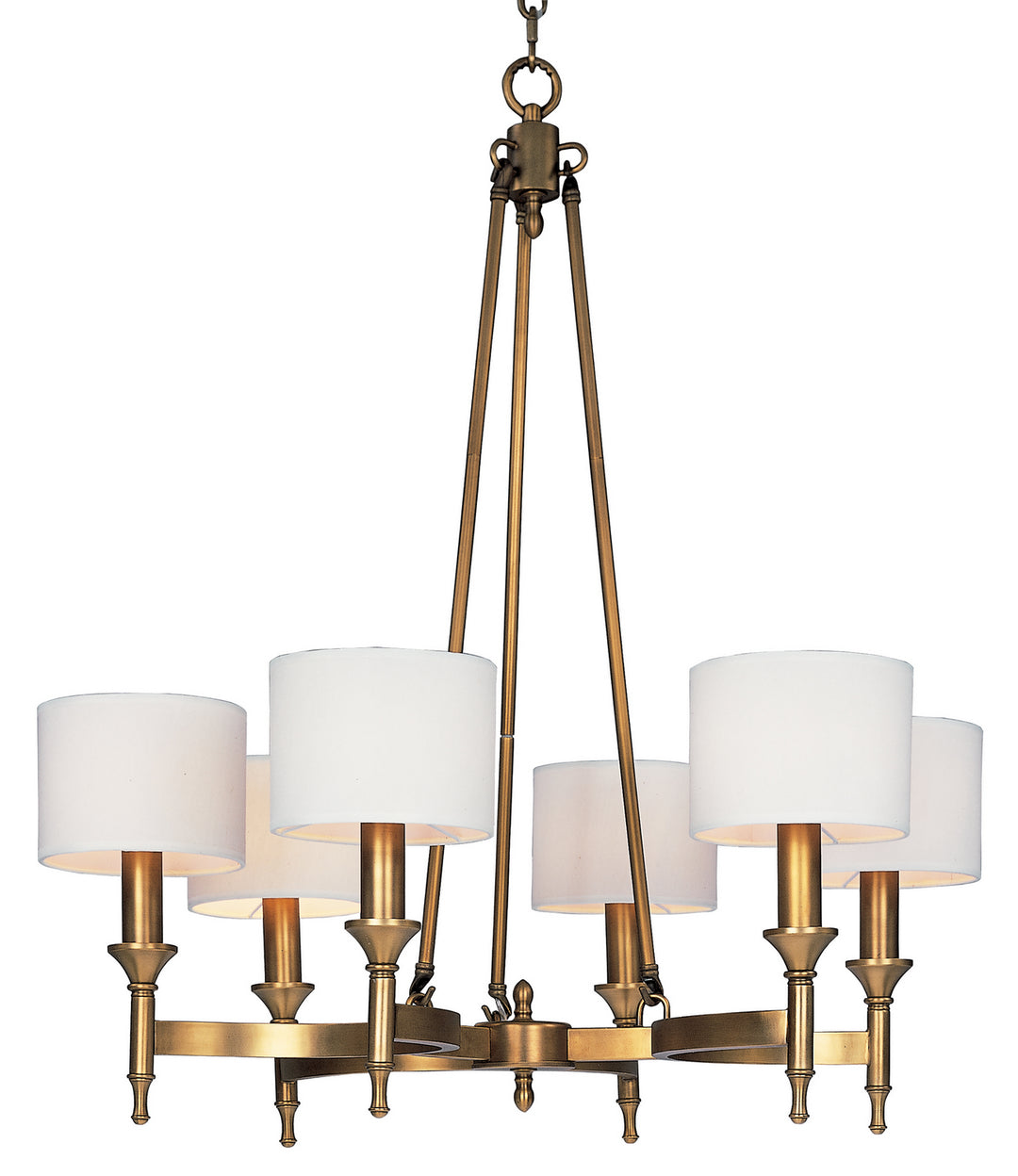 Maxim Fairmont 22375OMNAB Chandelier Light - Natural Aged Brass