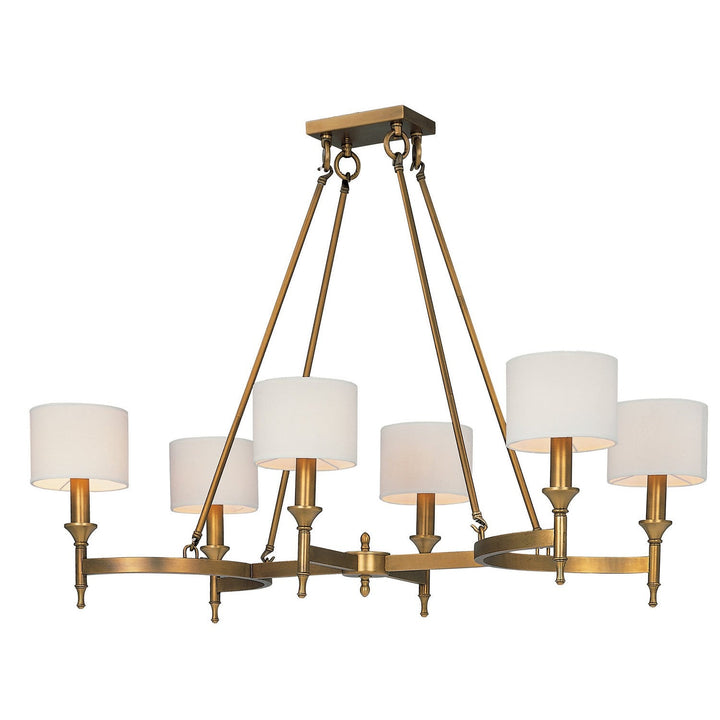 Maxim Fairmont 22376OMNAB Pendant Light - Natural Aged Brass