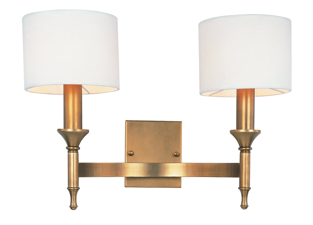Maxim Fairmont 22379OMNAB Wall Sconce Light - Natural Aged Brass