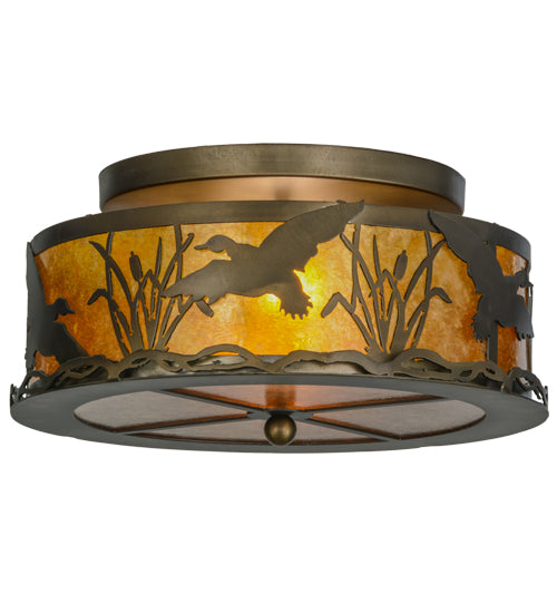 Meyda Tiffany Ducks In Flight 51239 Ceiling Light - Antique Copper