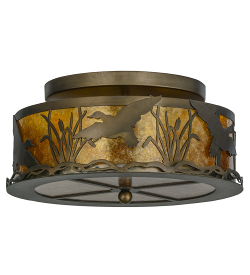 Meyda Tiffany Ducks In Flight 51239 Ceiling Light - Antique Copper