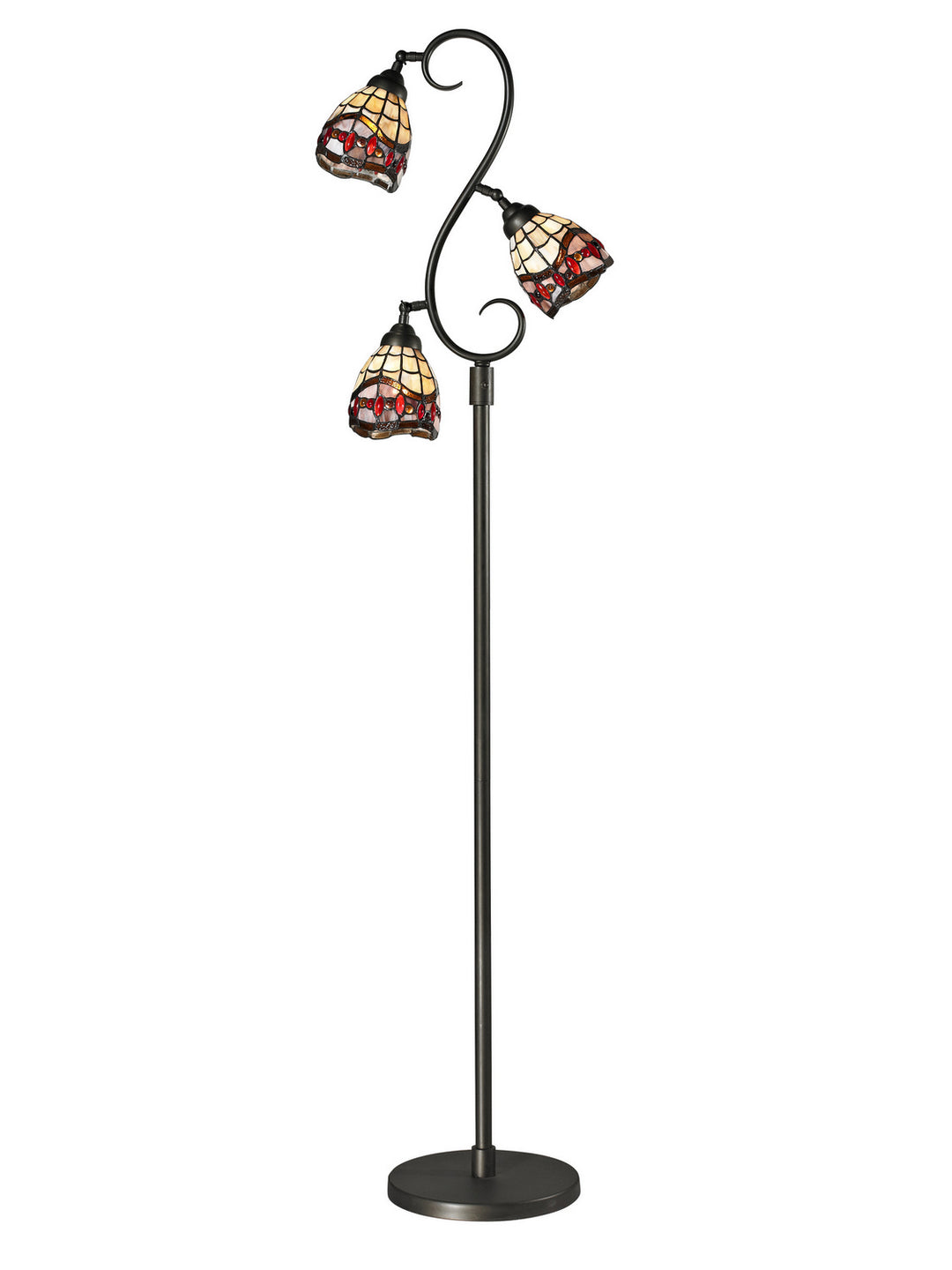 Dale Tiffany TF12408 Fall River Lamp Tiffany Bronze