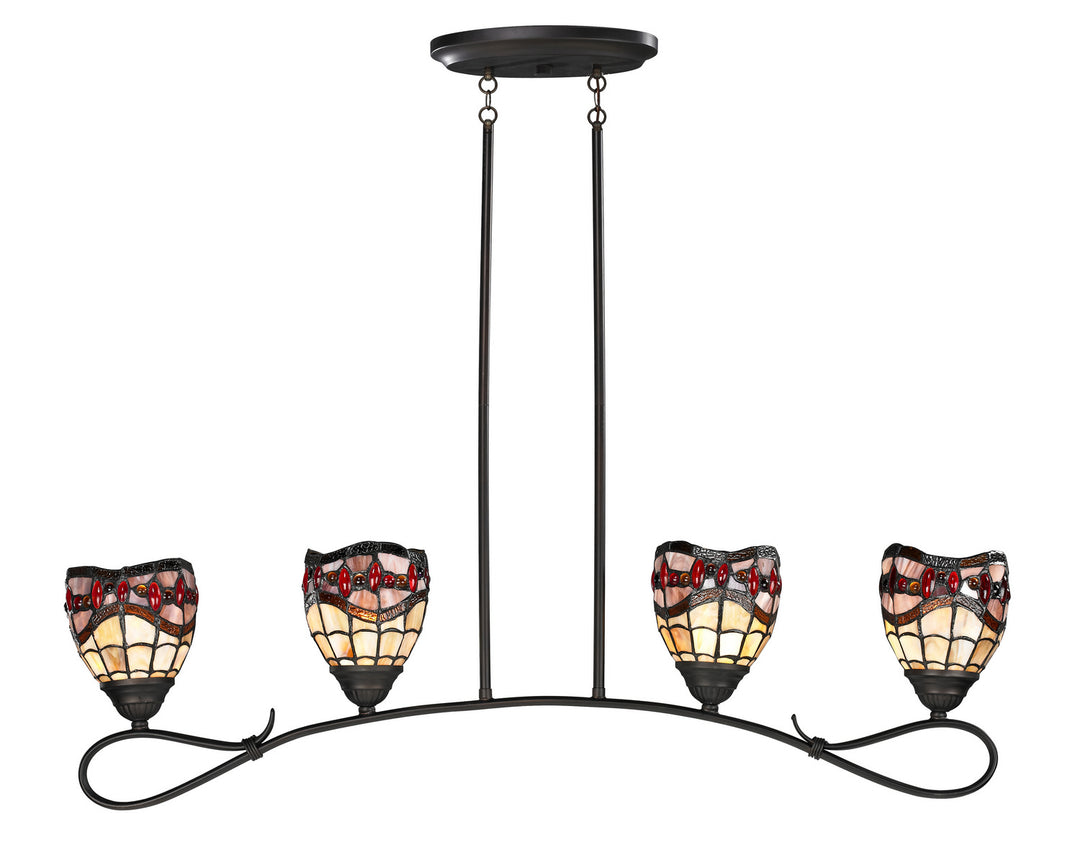 Dale Tiffany Fall River TH12427 Pendant Light - Dark Bronze