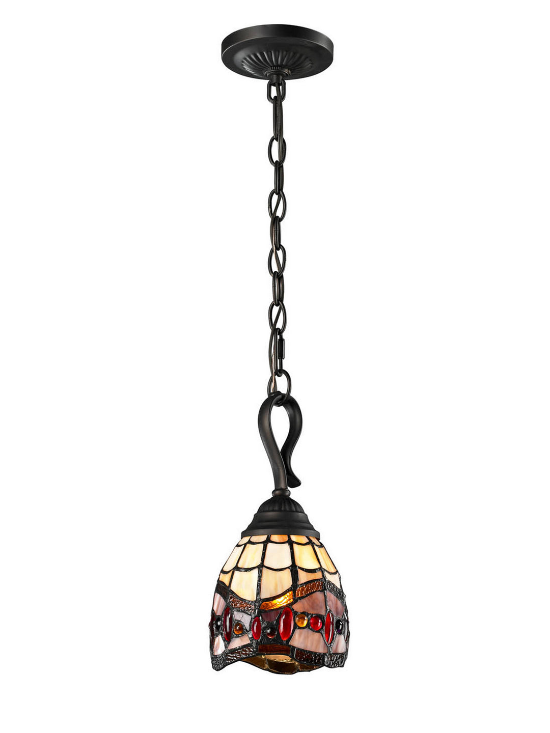 Dale Tiffany Fall River TH12425 Pendant Light - Antique Bronze