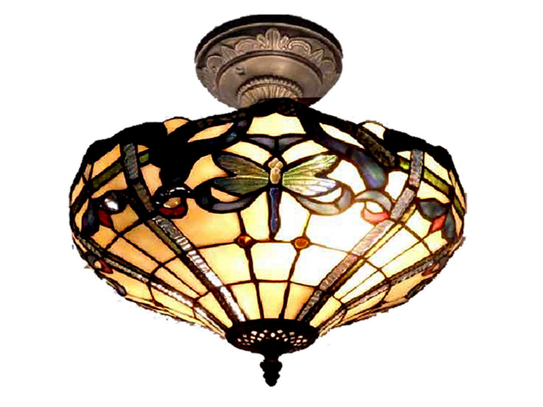 Dale Tiffany TH12151 Ceiling Light - Antique Bronze