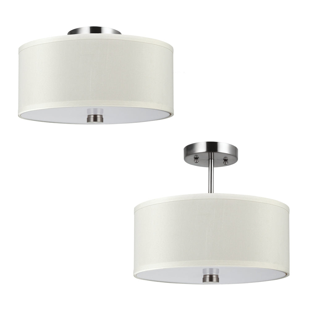 Visual Comfort Studio Dayna Shade Pendants 77262-962 Ceiling Light - Brushed Nickel, all fixtures are California Title 24 compliant.``/