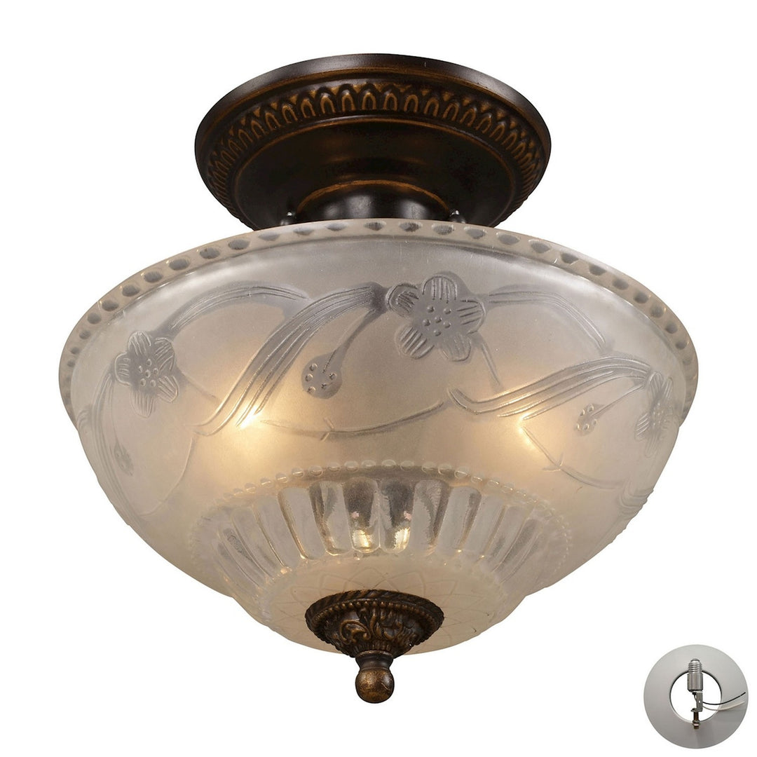 Elk Restoration 08098-AGB-LA Ceiling Light - Golden Bronze
