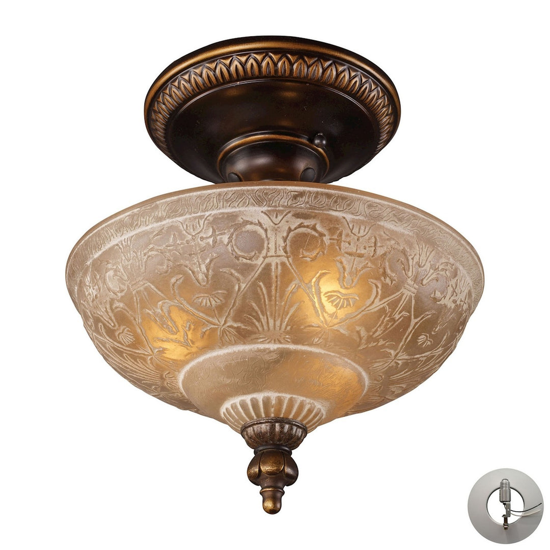Elk Restoration 08100-AGB-LA Ceiling Light - Golden Bronze
