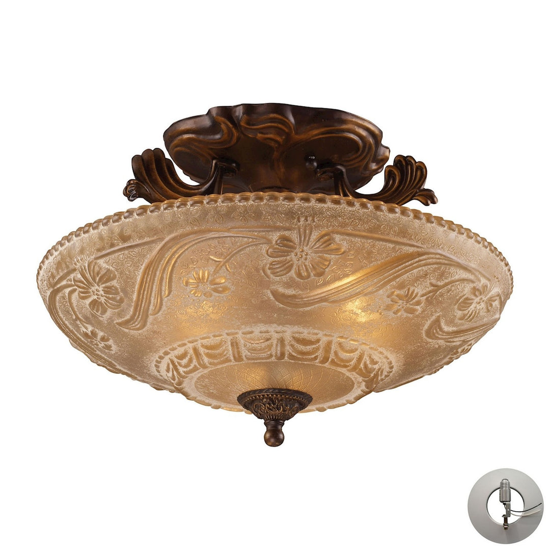 Elk Restoration 08101-AGB-LA Ceiling Light - Golden Bronze