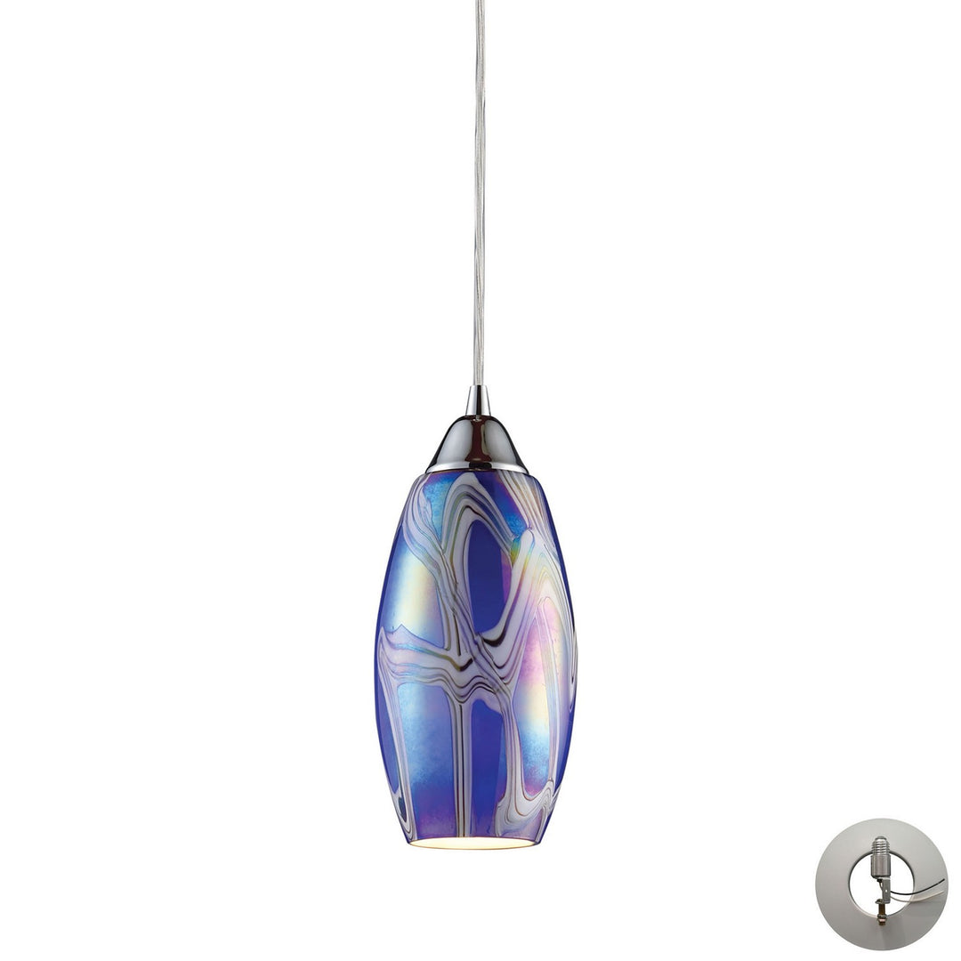 Elk Iridescence 10076/1SBI-LA Pendant Light - Satin Nickel