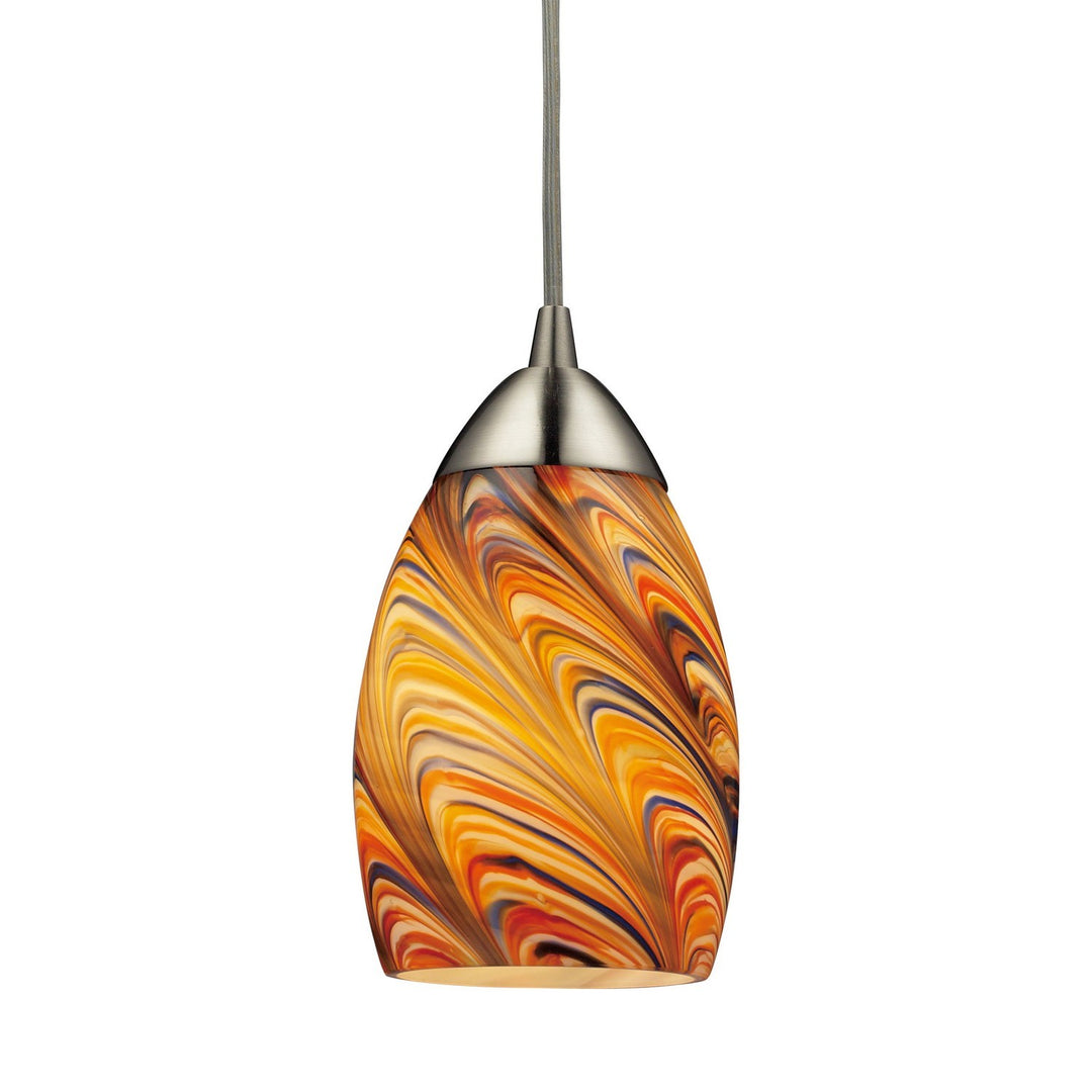 Elk Mini Vortex 10089/1RV Pendant Light - Satin Nickel