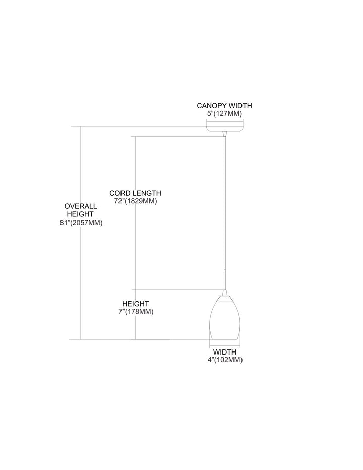 Elk Mini Vortex 10089/1RV-LED Pendant Light - Satin Nickel