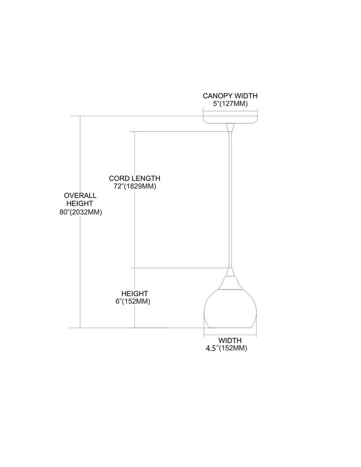 Elk Mela 101-1MT-LED Pendant Light - Satin Nickel