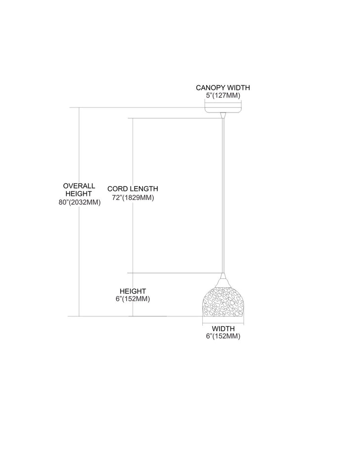 Elk Cira 10143/1PB-LED Pendant Light - Satin Nickel