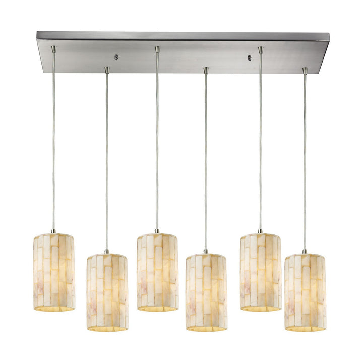 Elk Coletta 10147/6RC Pendant Light - Satin Nickel