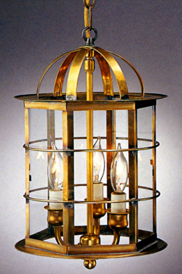 Genie House Princess 13403ABC Pendant Light - Antique Brass