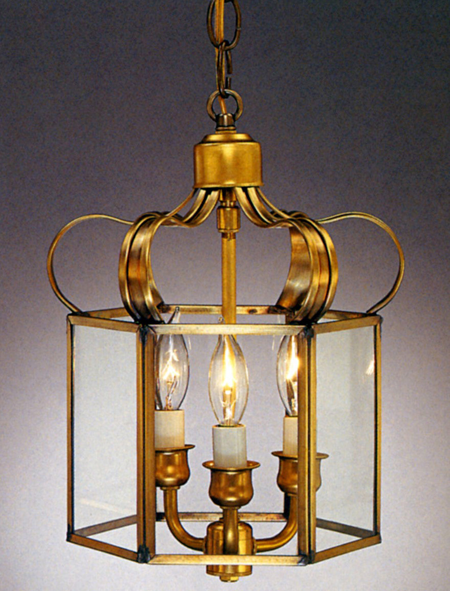 Genie House Princess 13703ABC Pendant Light - Antique Brass