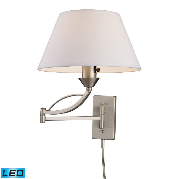 Elk Lighting 17016/1-LED  Elysburg Lamp Satin Nickel