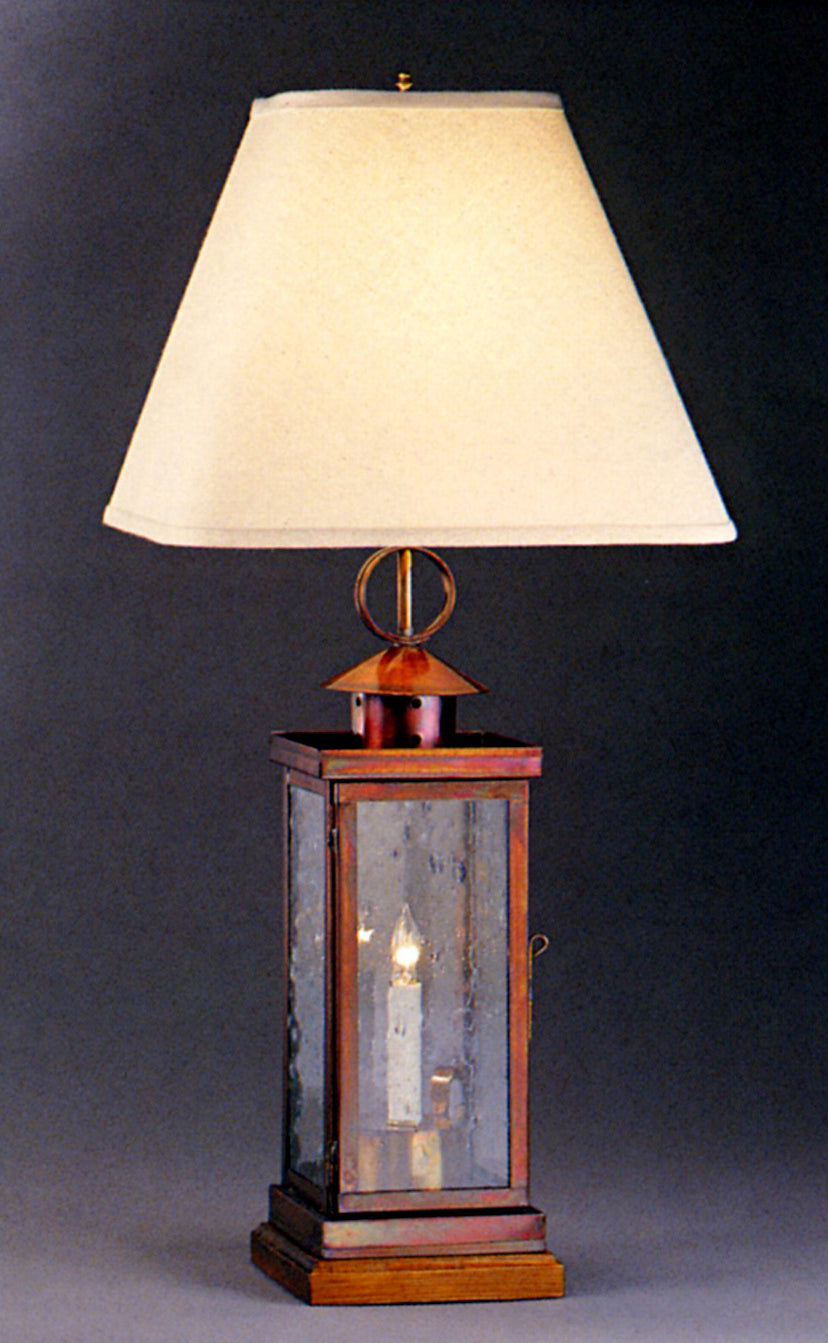 Genie House Lighting 50617ACSS 506 Series Portable Lamp Lamp Copper/Antique/Verde