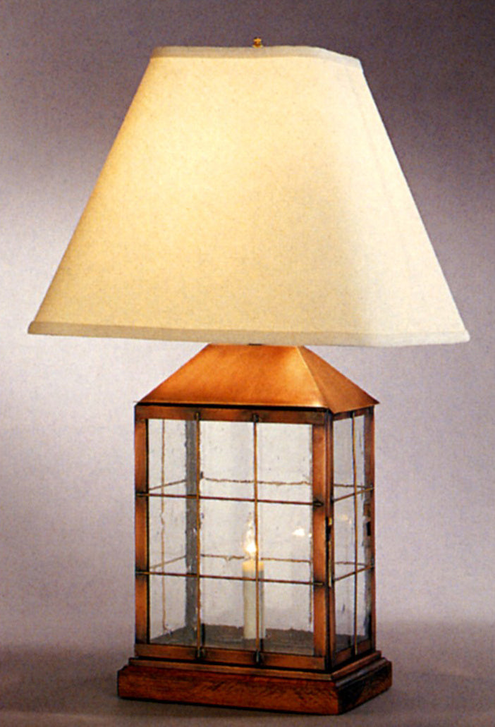 Genie House Lighting 59037ACSS Guardsmen Two Light Portable Lamp Lamp Copper/Antique/Verde